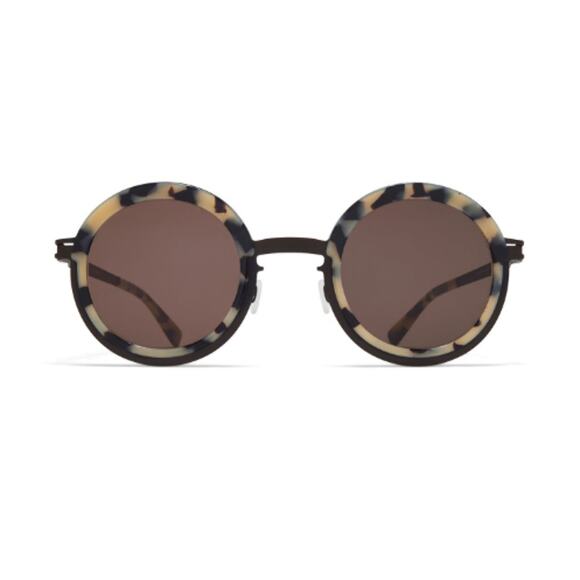 Mykita Unisex Black/Cream Phillys 953 Round Sunglasses